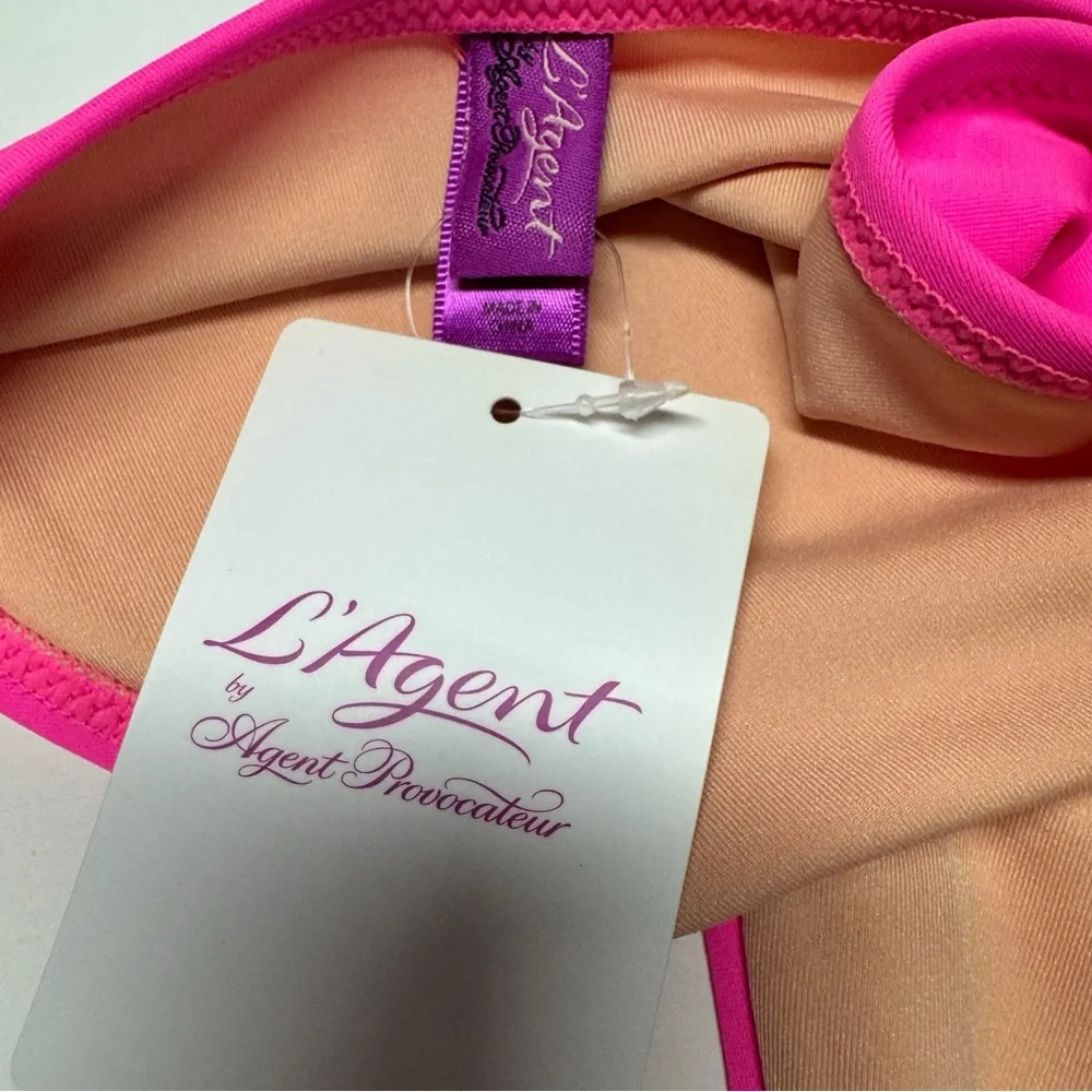 L’Agent by Agent Provocateur | Agata Bikini Bottom - Vibrant Pink - Vacation NWT